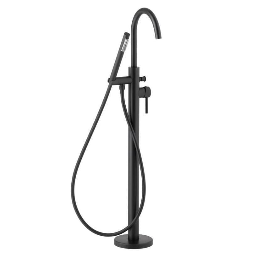 Смеситель для ванны KFA Armatura Moza напольный Черный матовый (TP-5035-510-81)