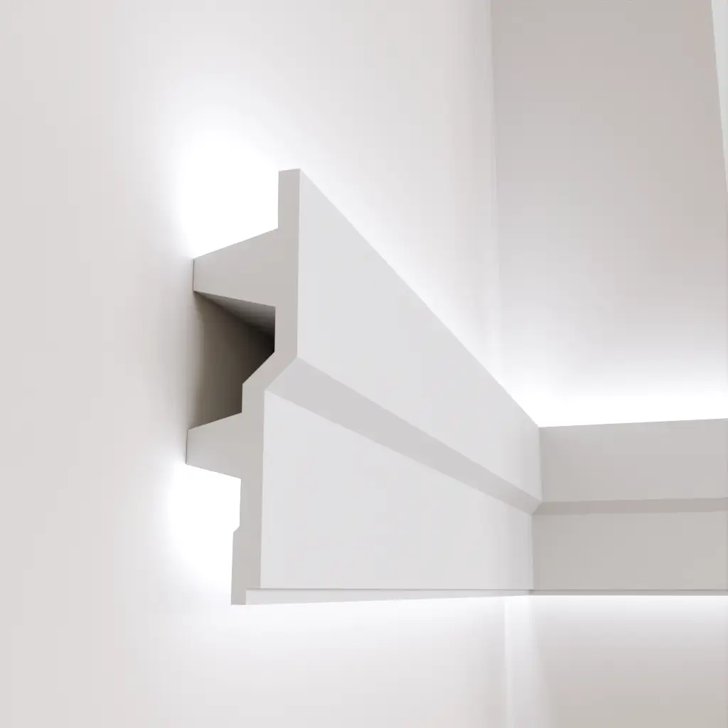 Молдинг полиуретановый Tesori KF 709 для LED освещения 150x40x2000 мм (25344159)