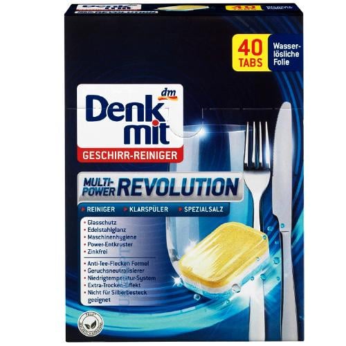 Таблетки для посудомийної машини Denkmit Revolution 40 шт. (13309610)