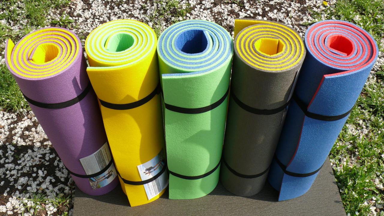 Каремат двошаровий Termoizol двокольоровий товщина 10 мм 60х180 см Червоно-сірий - фото 7 Каремат двошаровий Termoizol двокольоровий товщина 10 мм 60х180 см Червоно-сірий - фото 7