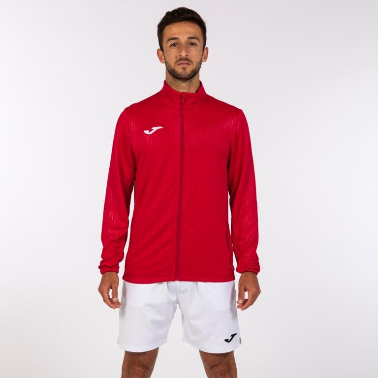 Олимпийка Joma 102744.600 Montreal Full Zip Sweatshirt M Red (8445456389804)