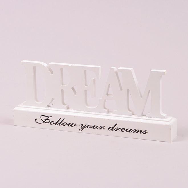 Надпись деревянная Flora DREAM (26271)