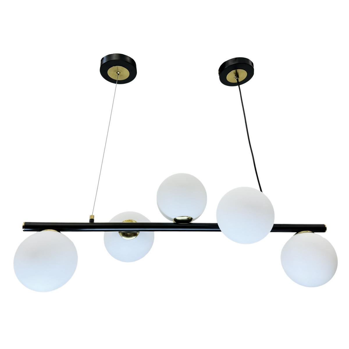 Люстра подвесная Прометей P9-2940/5 BK Черный