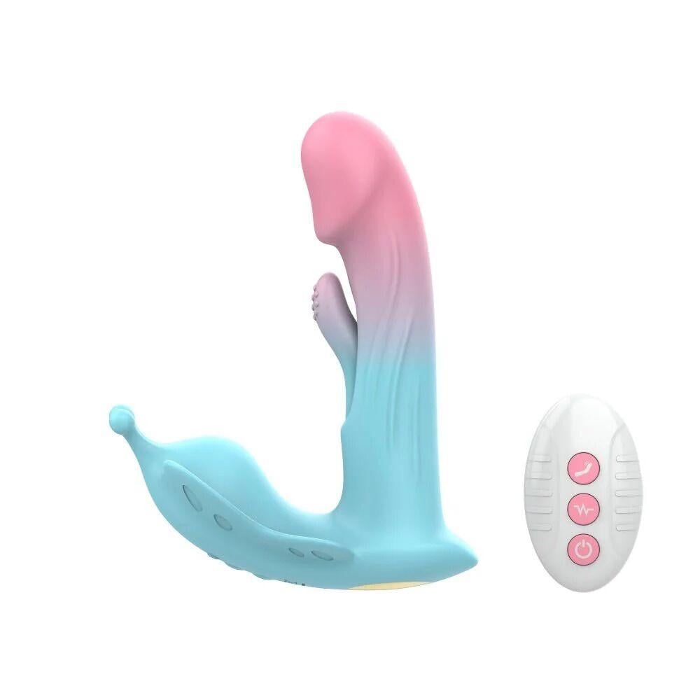Вибратор для точки G/клитора и вульвы Loviss Becky Trigger Panty Vibrator 15,9 см Разноцветный (57207)