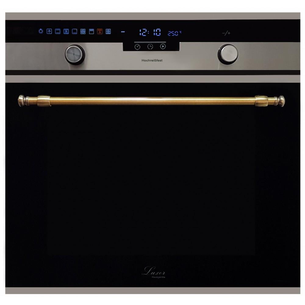 Духовой шкаф Luxor HB 970 SS Unique KUP Colorverglasung с камнем для пиццы