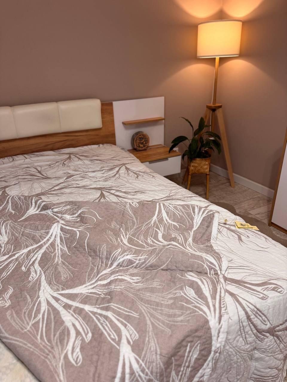 Покривало з мусліну полуторний Пудровий (Д-al-muslin205-001) - фото 5 Покривало з мусліну полуторний Пудровий (Д-al-muslin205-001) - фото 5