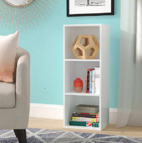 Полка для книг настольная на 3 ячейки Белый (P59) - фото 2