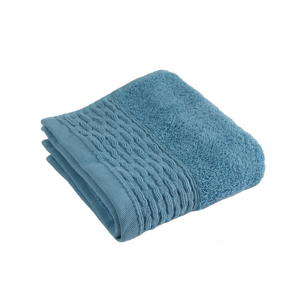 Махровое полотенце для лица GM Textile Polosa 40х70 см Бирюзовый