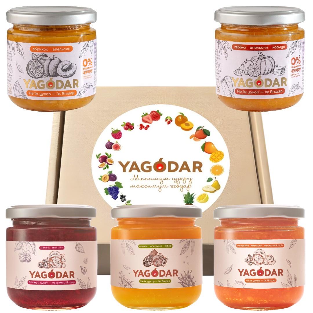 Джем YAGODAR Апельсиновий 1 кг 5 шт. (2346927998)