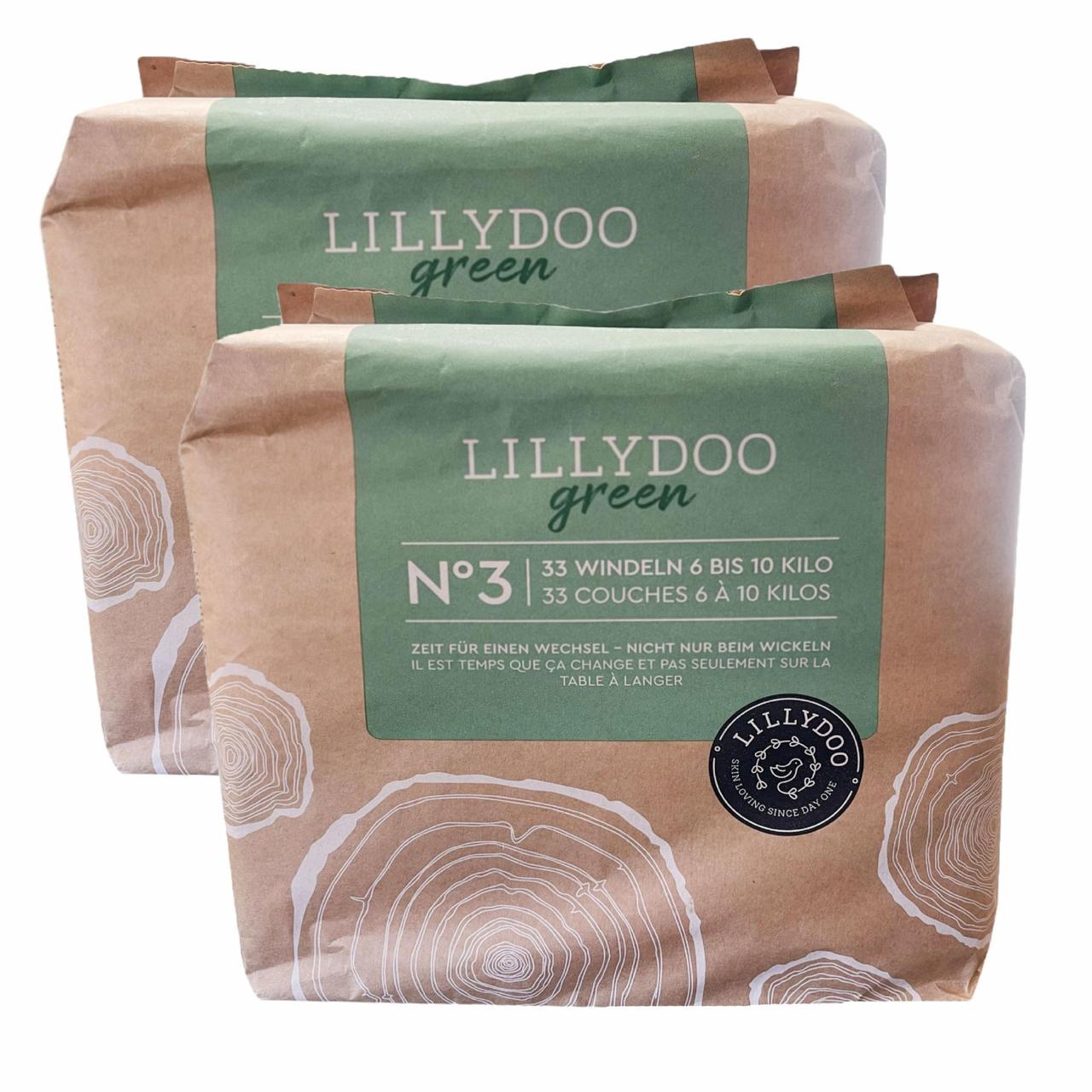 Підгузки еко LILLYDOO Green 3 6-10 кг 66 шт. (2511827427)