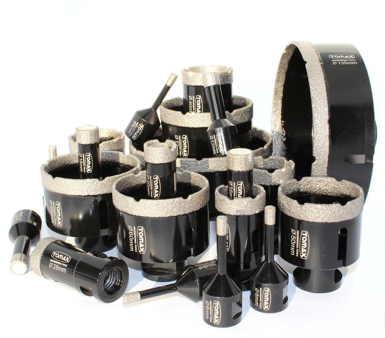 Коронка для плитки/керамогранита TOMAX 16 мм на УШМ/болгарку алмазная (2241596211) - фото 6 Коронка для плитки/керамогранита TOMAX 16 мм на УШМ/болгарку алмазная (2241596211) - фото 6