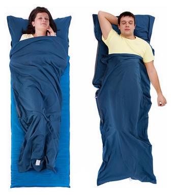 Вкладыш для спального мешка Naturehike Cotton Standart NH15S012-D Cyan - фото 2 Вкладыш для спального мешка Naturehike Cotton Standart NH15S012-D Cyan - фото 2