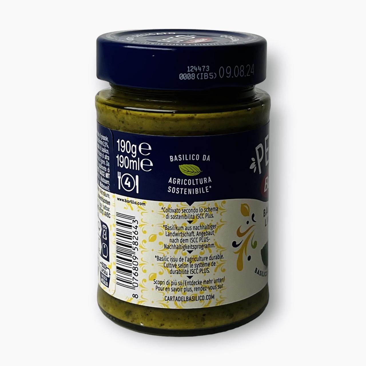 Соус песто Barilla Pesto Basilico e limone 190 мл (1891305066) - фото 3