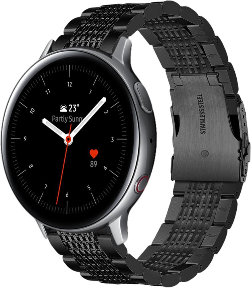Ремешок металлический Gripix для Samsung Galaxy Watch Active 2 40/44 мм Black (41778-2B)