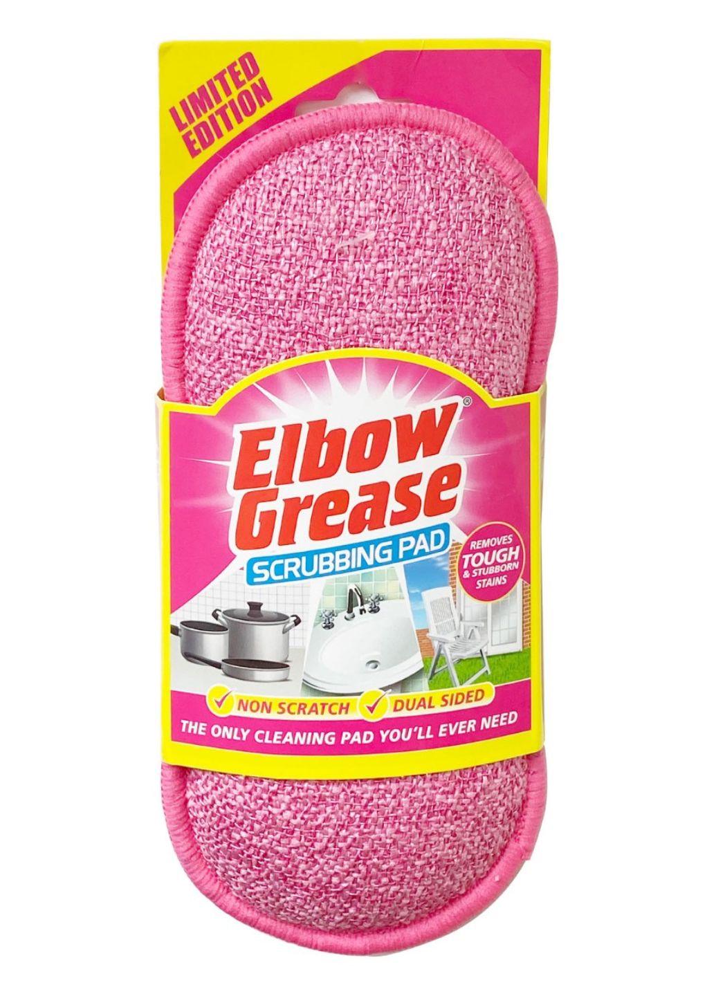 Губка абразивна для чищення Elbow Grease Scrubbing Pad 1 шт. Pink (Е-01830)