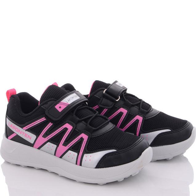 Кроссовки Lafonten 710-8 р.34 Черно-розовый