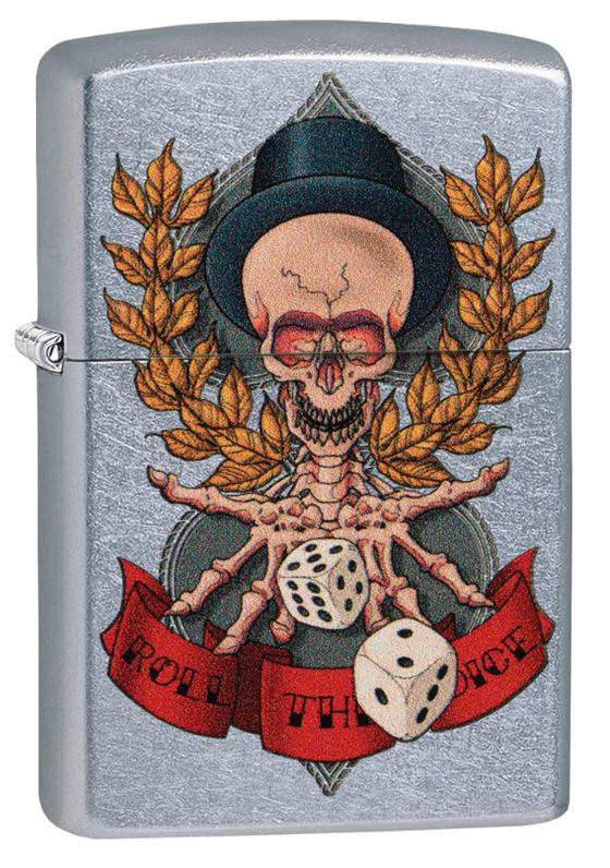 Зажигалка Zippo Skeleton Roll The Dice Design (60004572)