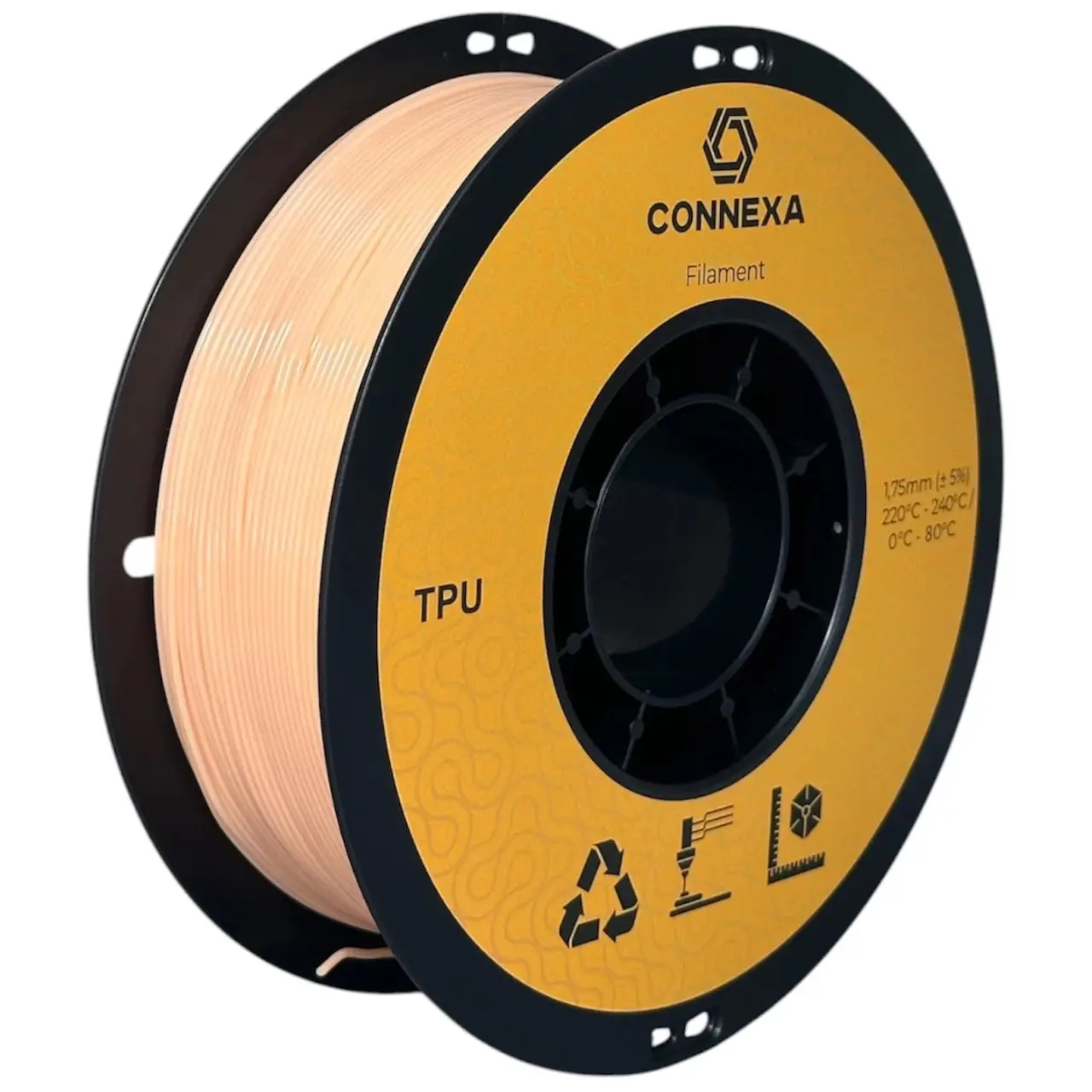 Пластик Connexa TPU 95A 1,75 мм 1 кг Skin (Con_TPU_Skin)