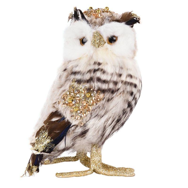Игрушка на елку Сова 19 см Бронзовый (TY-5-R-465)