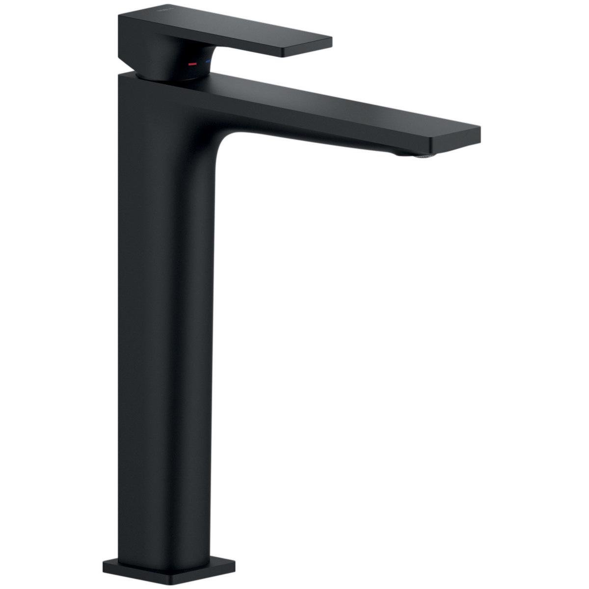 Смеситель для умывальника Nobili Seven SE124128/2BM высокий однорычажный Черный (183283)