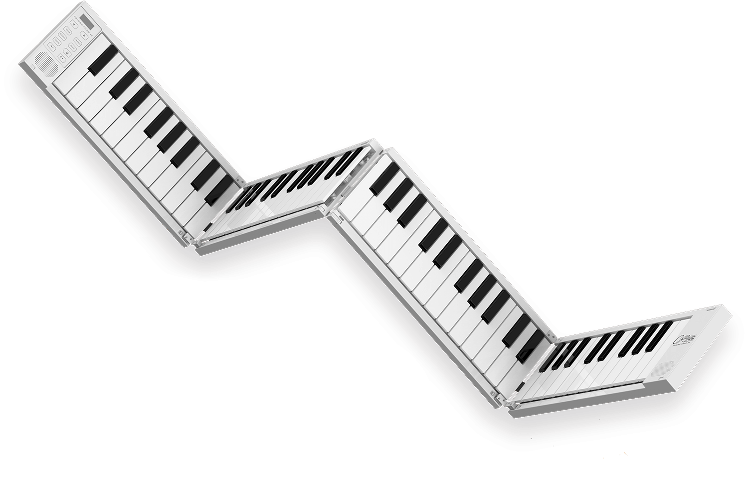 Синтезатор CarryOn Folding Piano раскладной Touch 88 клавиш White (128040)