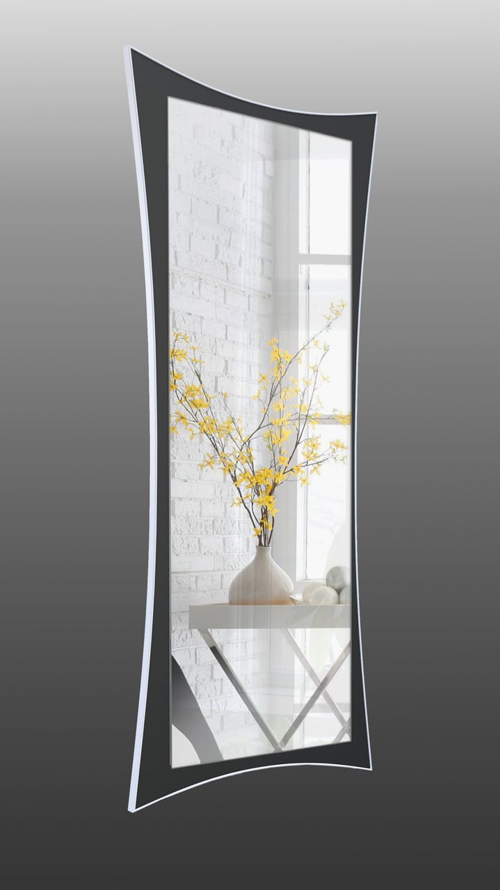 Зеркало настенное Art-Com 1300х550 мм Черный/Белый (ZR 2)