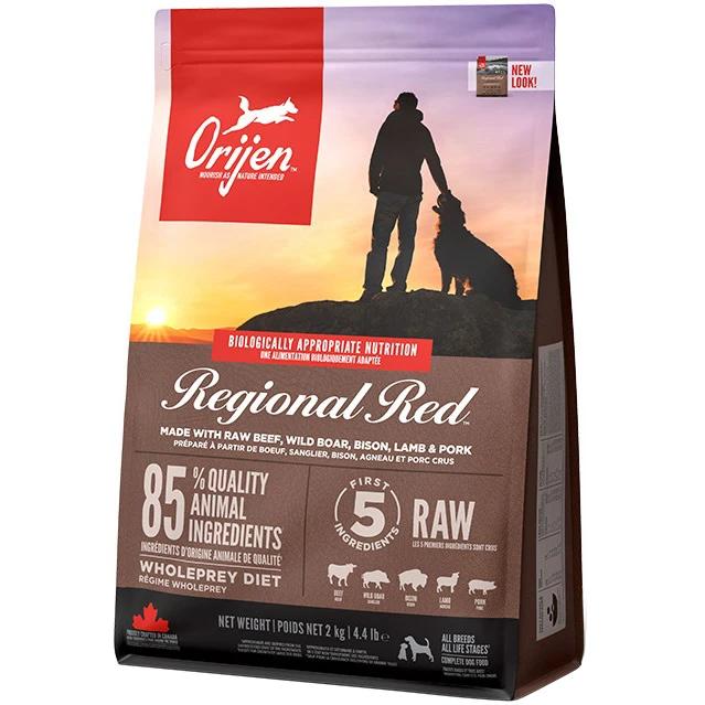 Корм сухой Orijen Regional Red Dog для собак всех пород и возрастов с говядиной 2 кг (o18420)