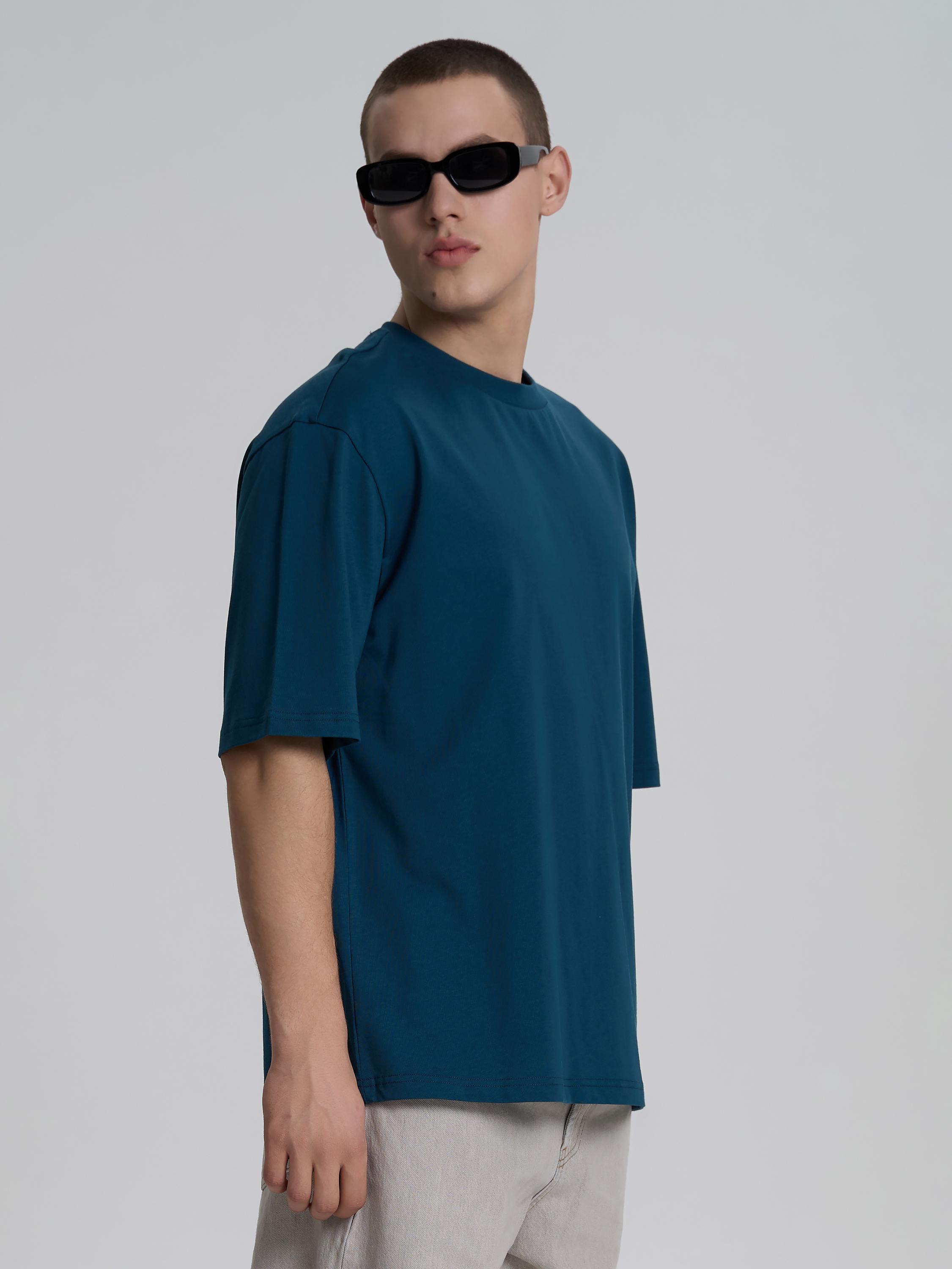 Футболка мужская ROZA 230926 L Сине-зеленый (4824005722110) - фото 5