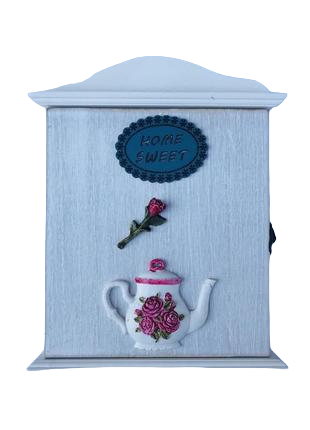 Ключница настенная Puckator Home Sweet Rose 123623