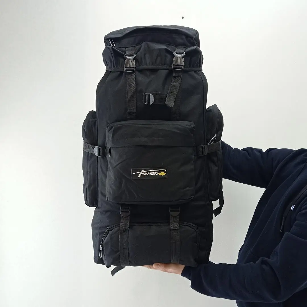 Рюкзак армійський Tactical із системою MOLLE 70 л Чорний (ta70 new black) - фото 3 Рюкзак армійський Tactical із системою MOLLE 70 л Чорний (ta70 new black) - фото 3