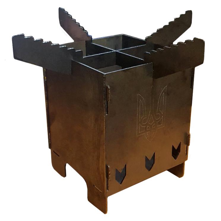 Піч-щіпочниця SAB похідна розбірна під котелок/казан/сковороду (0057) - фото 2 Піч-щіпочниця SAB похідна розбірна під котелок/казан/сковороду (0057) - фото 2