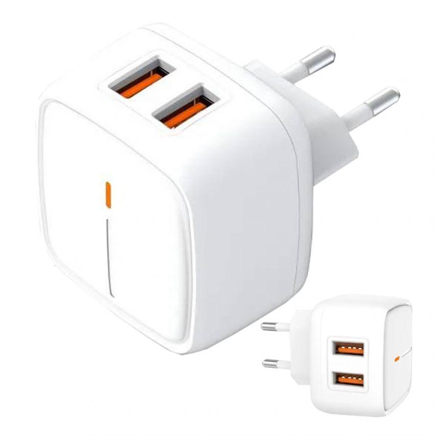 Зарядний пристрій Xo L61 2xUSB 2,4A White - фото 2 Зарядний пристрій Xo L61 2xUSB 2,4A White - фото 2
