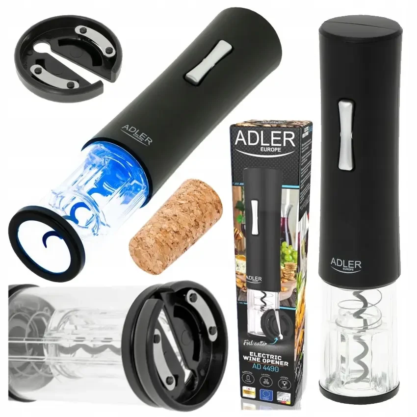 Штопор електричний для вина Adler AD 4490 - фото 5 Штопор електричний для вина Adler AD 4490 - фото 5