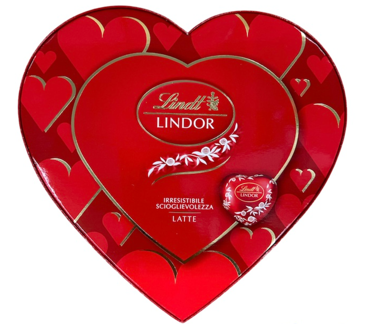 Коробка шоколадних цукерок Lindt Lindor Cuori Latte 96 г (2499919533)