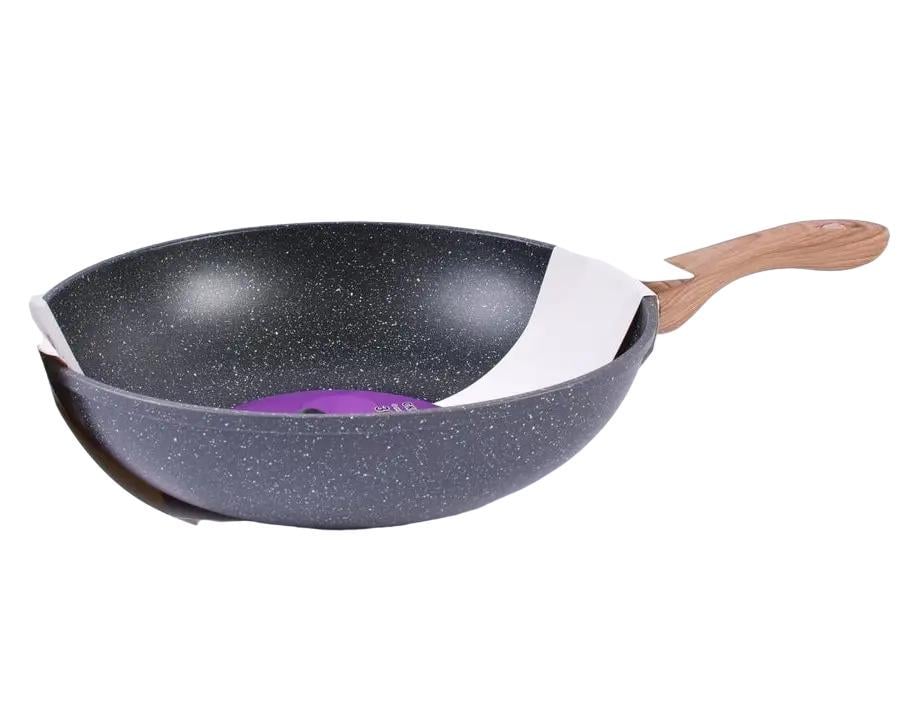 Сковорідка WOK Benson BN-487 30 см Чорний (14424246)