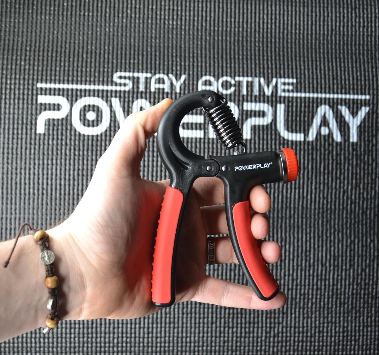 Еспандер кистьовий PowerPlay PP-4323 Strength Grip з регульованим навантаженням 10-40 кг Чорно-червоний (A-012889) - фото 9 Еспандер кистьовий PowerPlay PP-4323 Strength Grip з регульованим навантаженням 10-40 кг Чорно-червоний (A-012889) - фото 9
