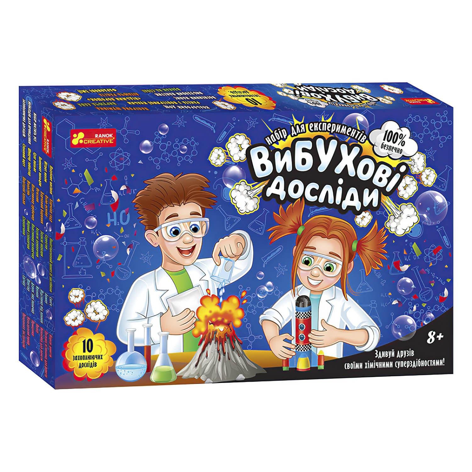 Набор для экспериментов Ранок Взрывные опыты 30х6х44 см Multicolor (128978)