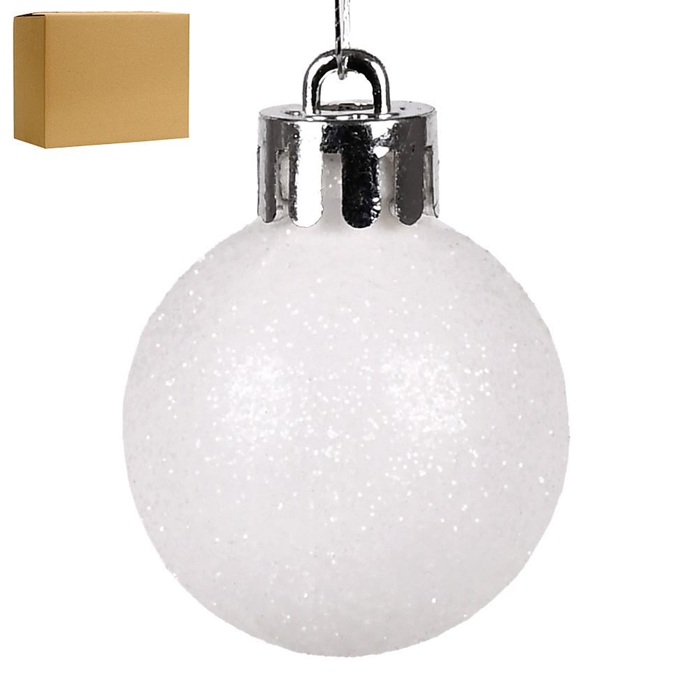 Елочные шарики 8 см блестки 50 шт. (9192W-8) - фото 1 Елочные шарики 8 см блестки 50 шт. (9192W-8) - фото 1