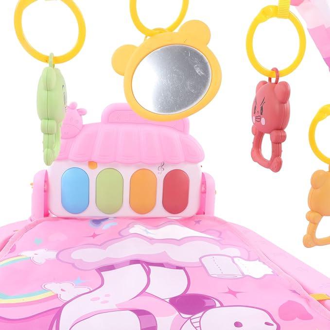 Коврик развивающий детский с пианино 69х48х44 см Розовый - фото 5 Коврик развивающий детский с пианино 69х48х44 см Розовый - фото 5