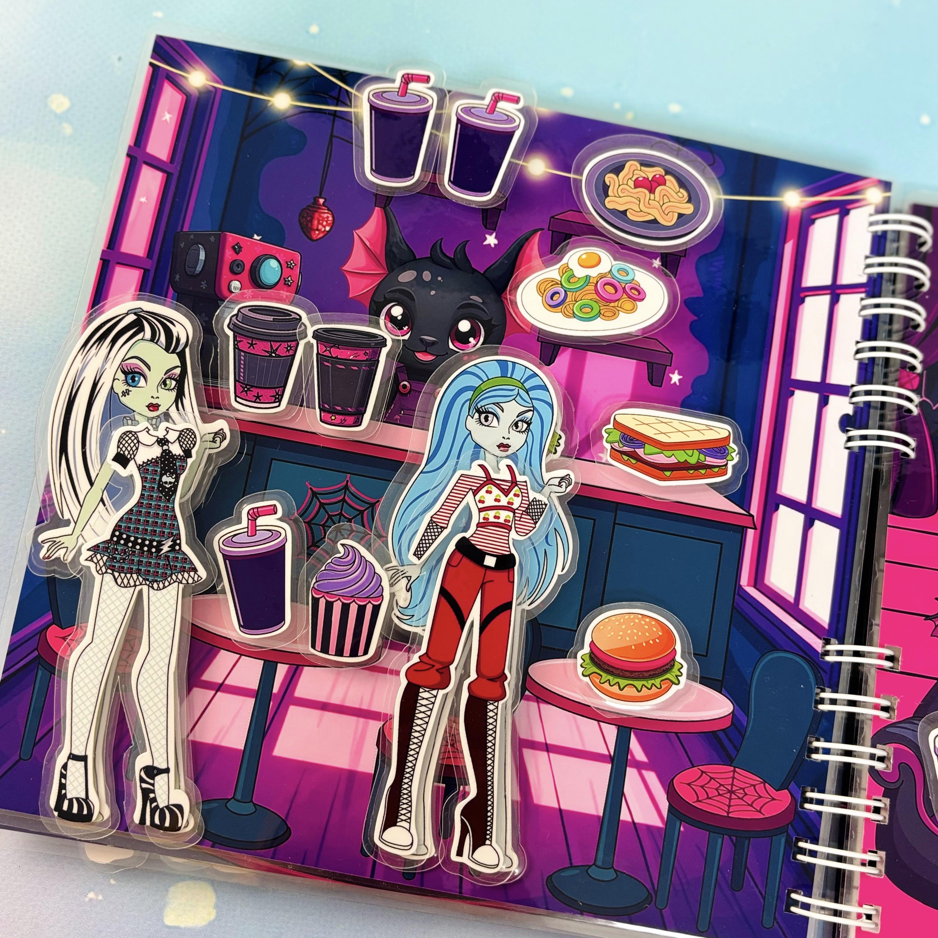 Книга на липучках у стилі Monster High (ГМ-00019) - фото 3 Книга на липучках у стилі Monster High (ГМ-00019) - фото 3