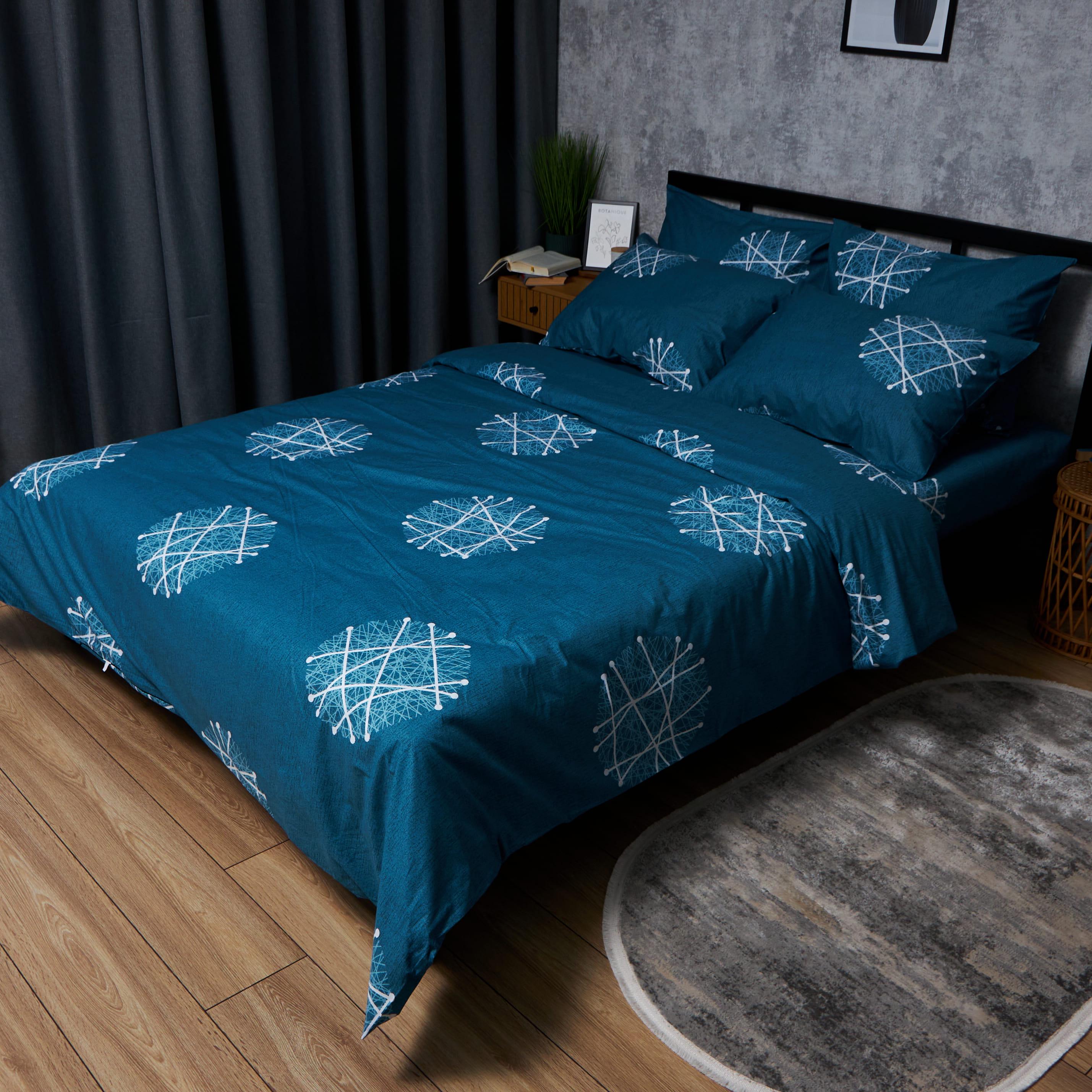 Комплект постельного белья Moon&Star Satin Elit Crystal Threads двухспальный наволочки 2 шт./175х210 см (MS-820008267)