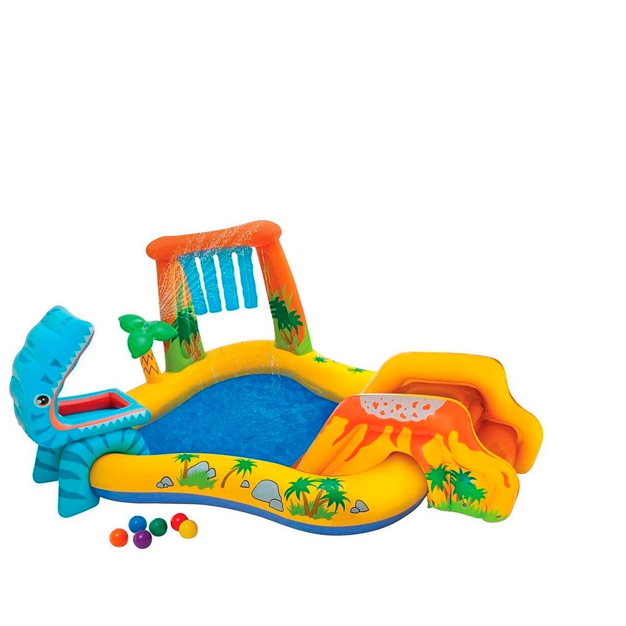 Басейн із гіркою Intex з кульками та фонтаном (15005269)