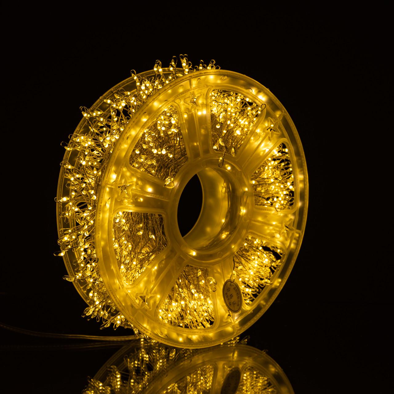 Гирлянда новогодняя D1500L50MWY Роса 50 м 1500 LED Теплый белый (30123466) Гирлянда новогодняя D1500L50MWY Роса 50 м 1500 LED Теплый белый (30123466)