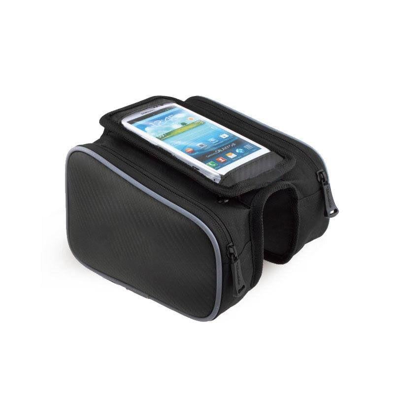 Сумка велосипедна під смартфон Sahoo Top-tube Bag 12813L-A Чорний (6920636715854)