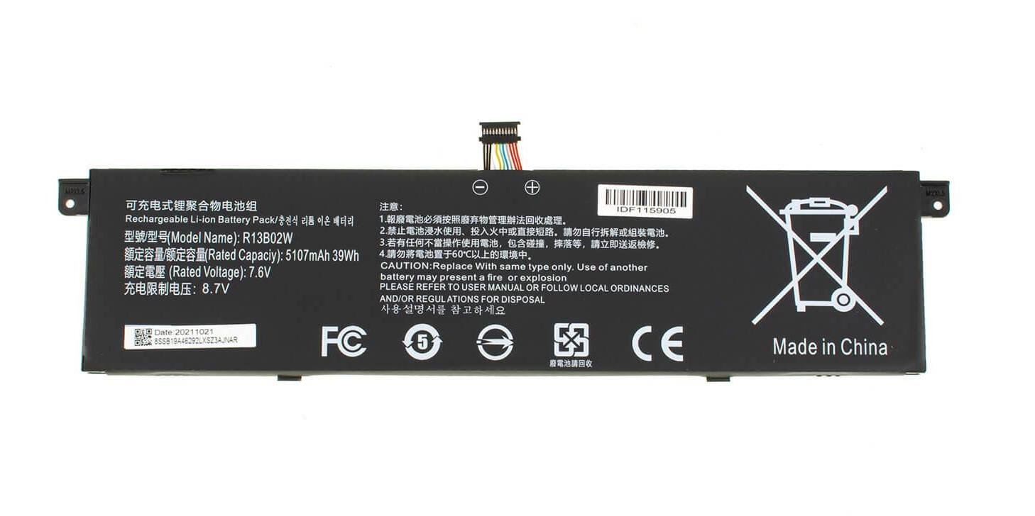 Аккумулятор для Xiaomi Mi Notebook Air 13,3 (110515) Аккумулятор для Xiaomi Mi Notebook Air 13,3 (110515)