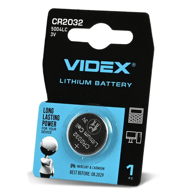 Батарейка Videx CR2032 5004LC 3V (м00162)