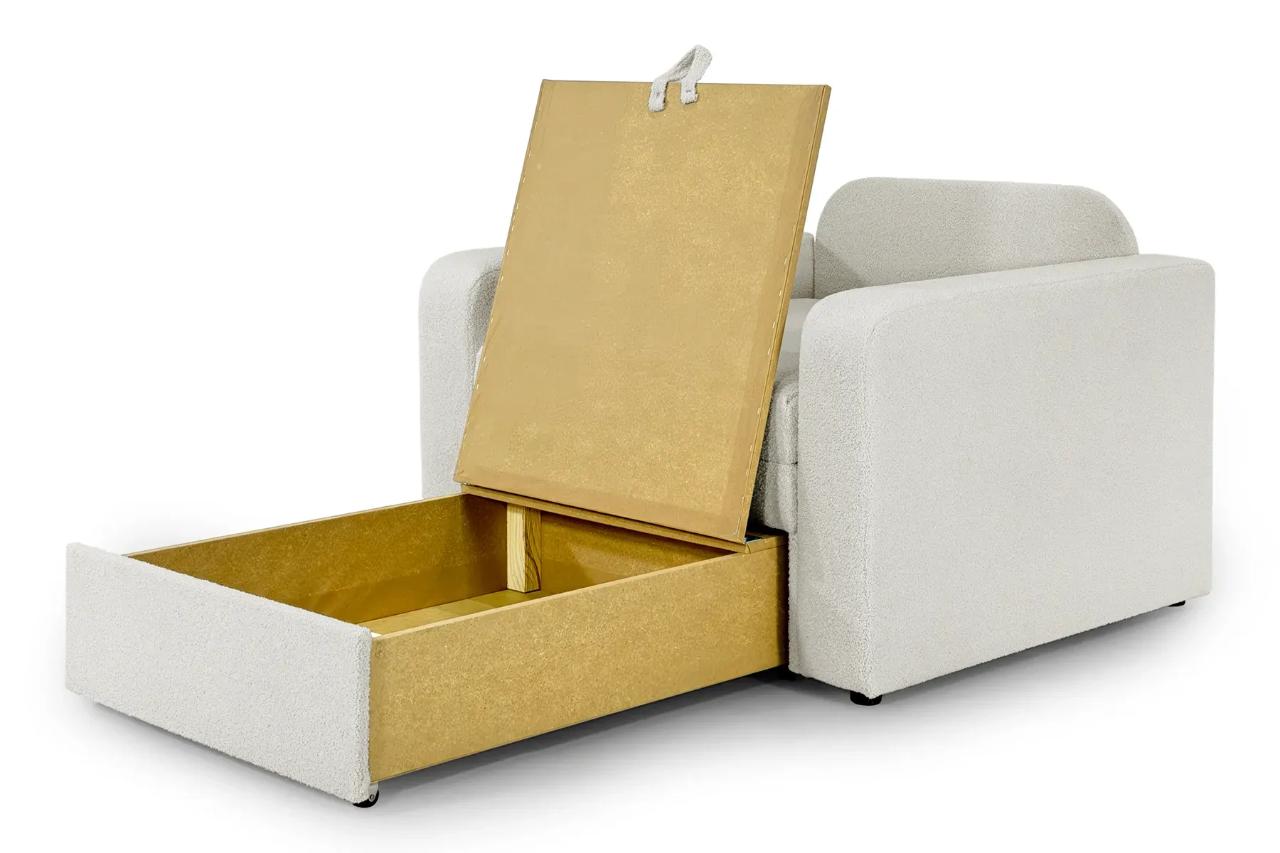 Диван-кресло Томас-80 110х97 см Белый (28118953) - фото 5