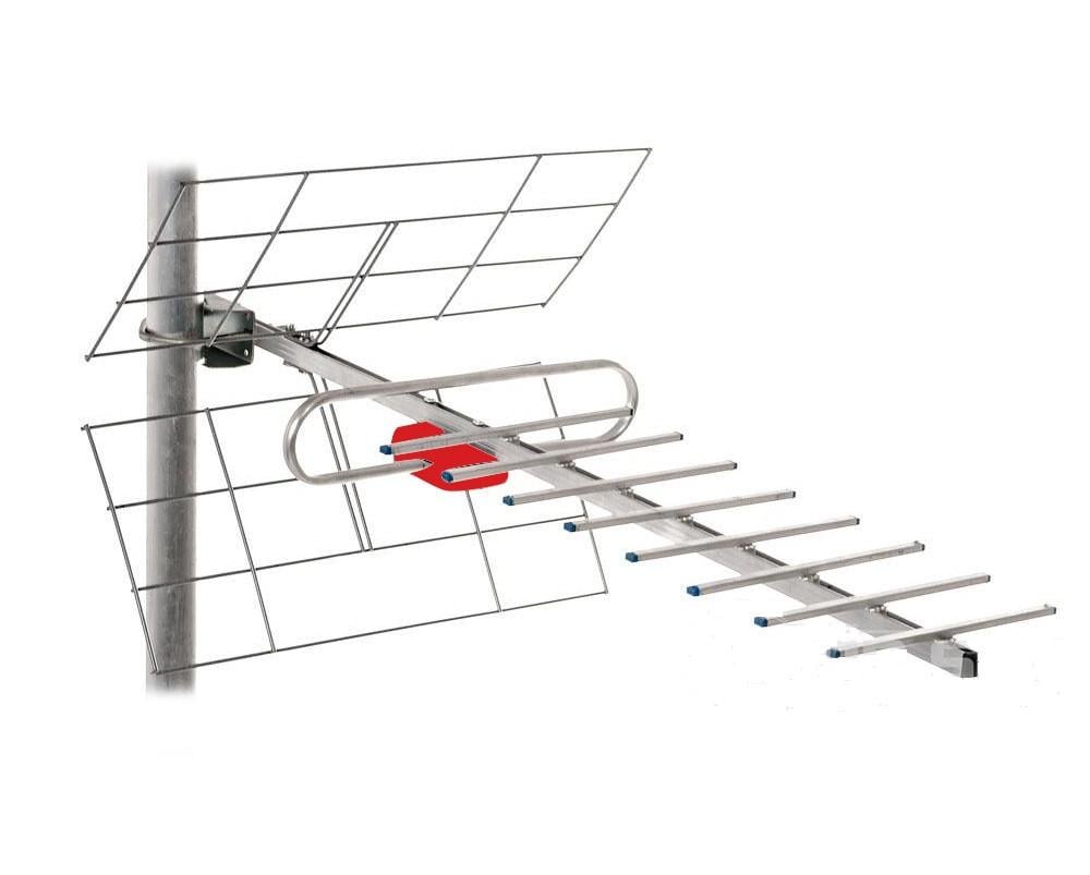 Антенна наружного типа Energy T2 0,7 м 9+8 эл. с усилителем (07_9_8_U)