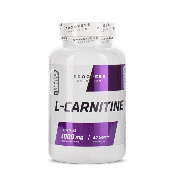 ᐉ Жиросжигатель L-Carnitine Progress Nutrition 1000 мг 60 таблеток