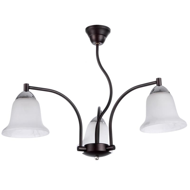 Люстра потолочная Brille BKL-477S/3 E27 BR на 3 плафона